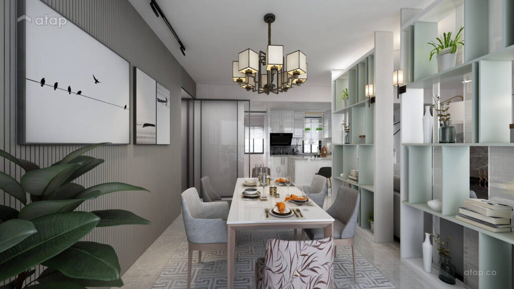 Singapore condo dining design